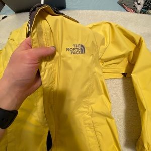 Yellow ☔️ Northface raincoat